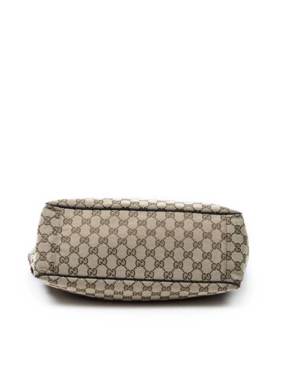 Gucci Posita No Scarf Tote Beige Brown GG Canvas - Picture 6 of 11